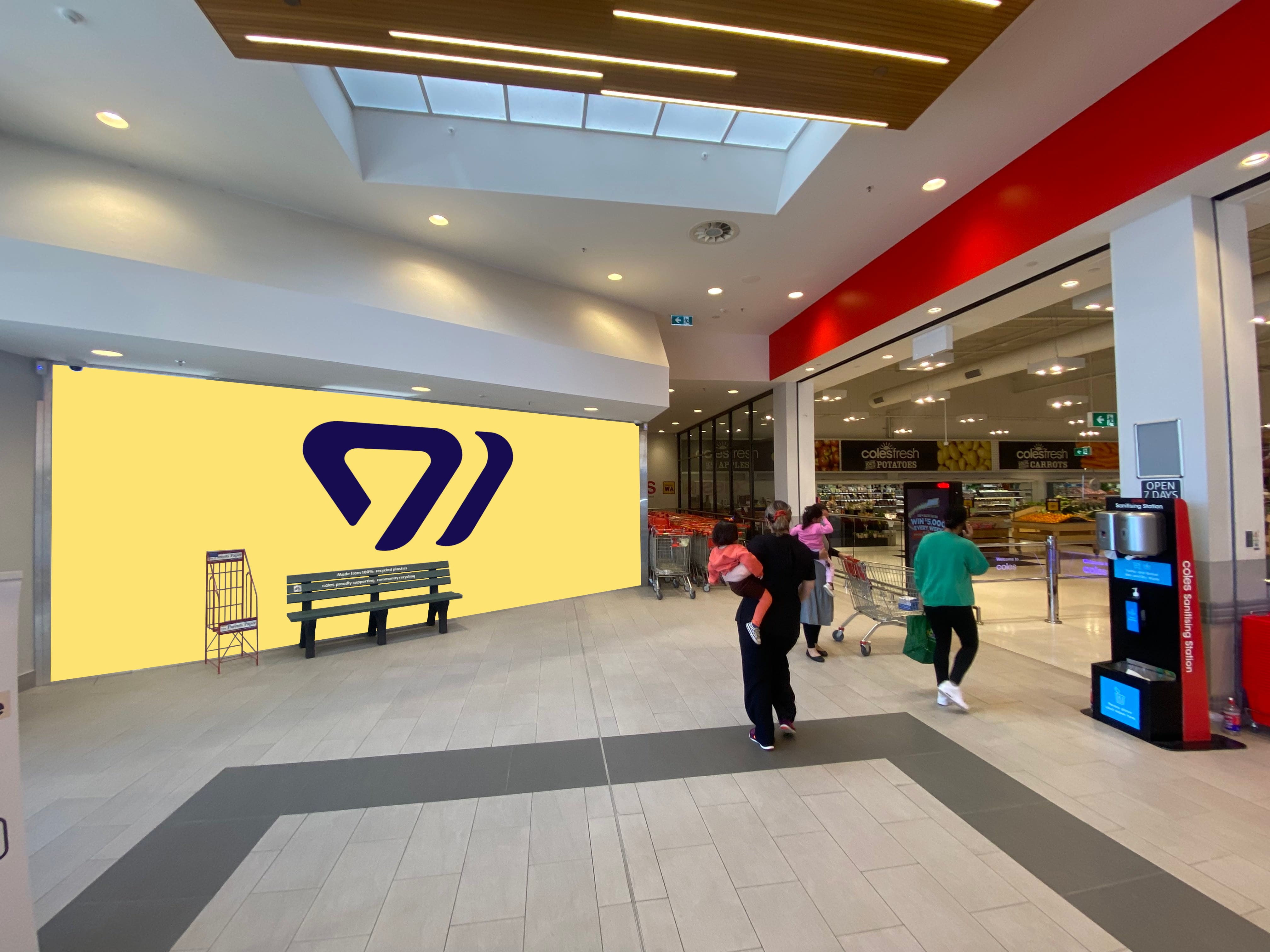 Large Signage opportunity facing entrance to Coles Supermarket Image #1