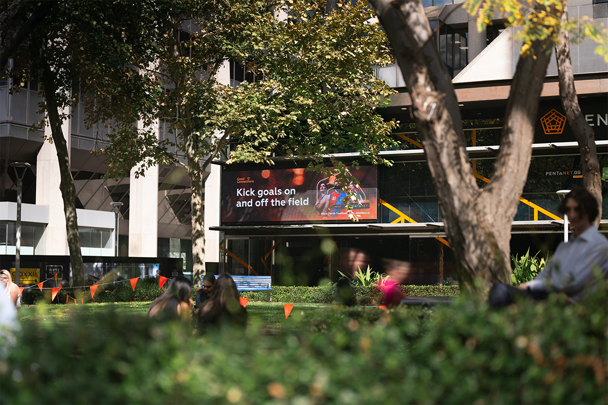 Digital billboard overlooking Central Park - Perth, WA Image #3