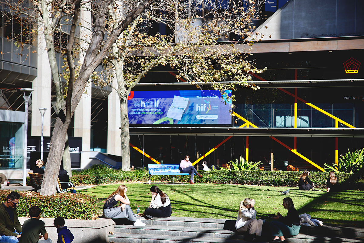 Digital billboard overlooking Central Park - Perth CBD, WA Image #4