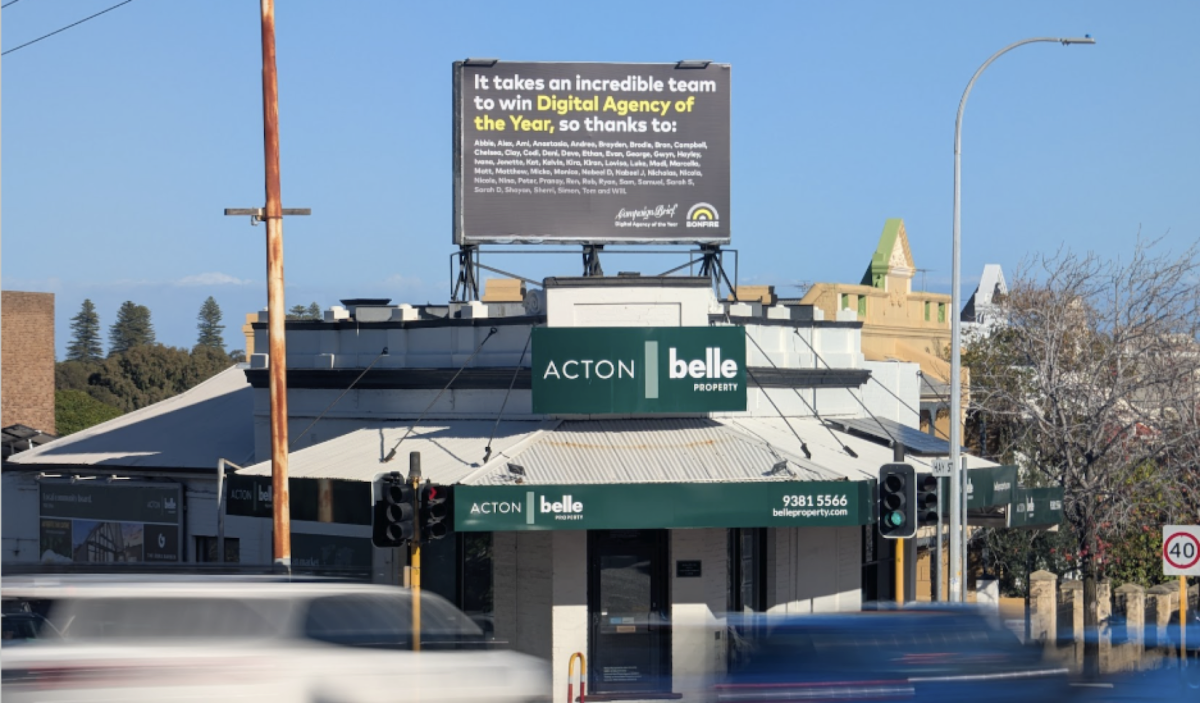 Perth's most iconic static billboard
